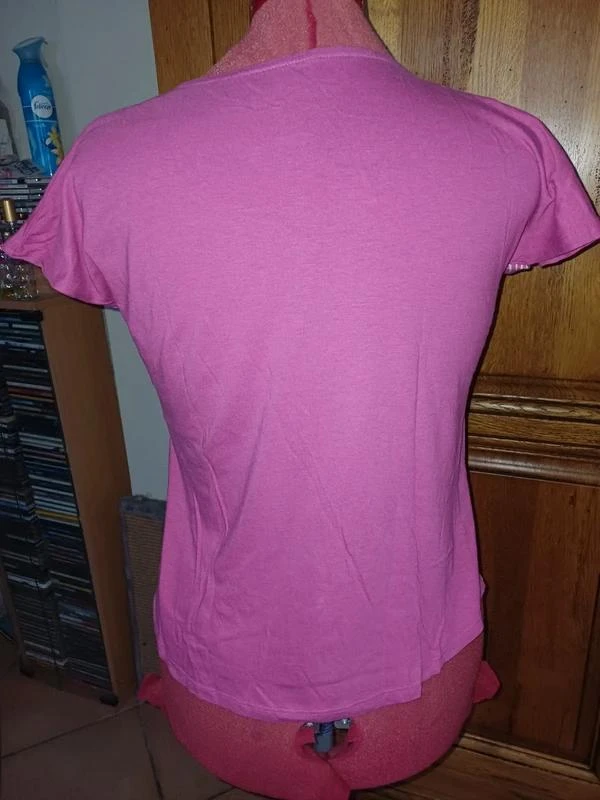 Pink cotton T-shirt size 38 – photo 3